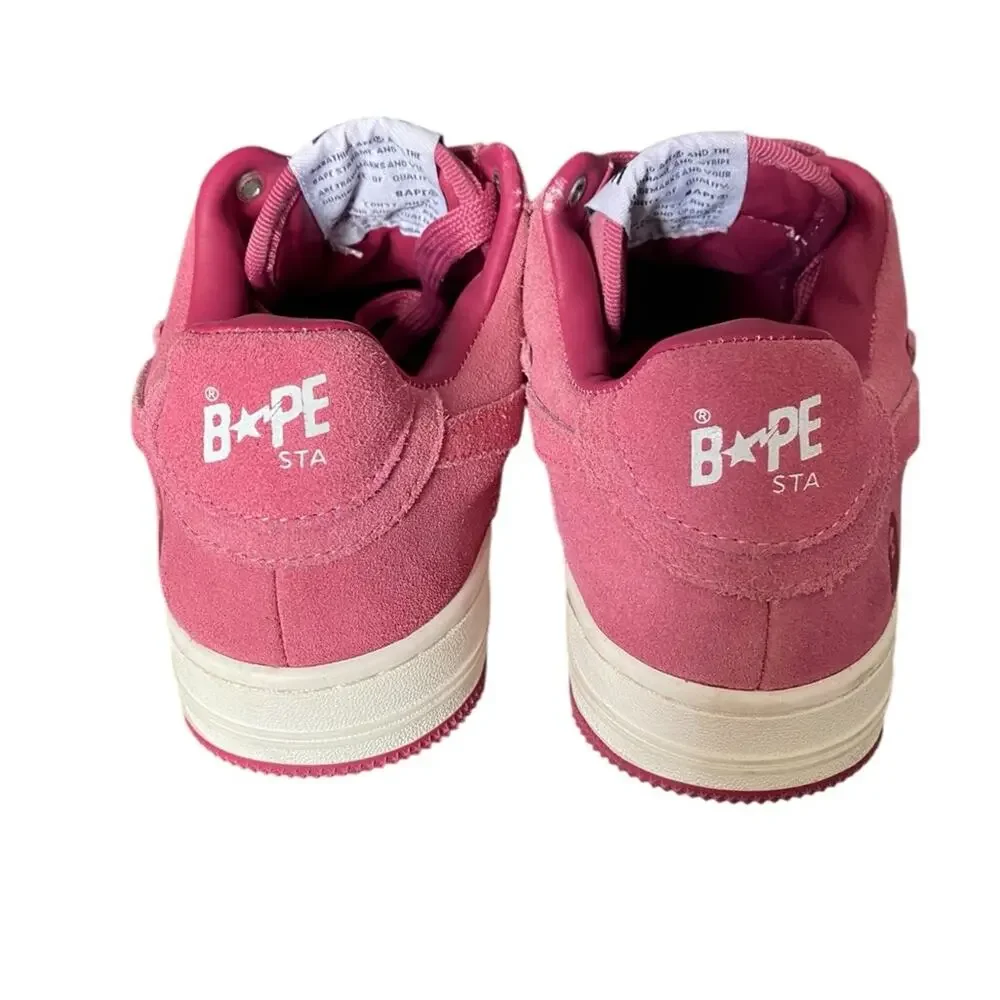 Bape Bapesta Low M1 Pink SKU 1H70191004 Pink Mens Sneakers size 8